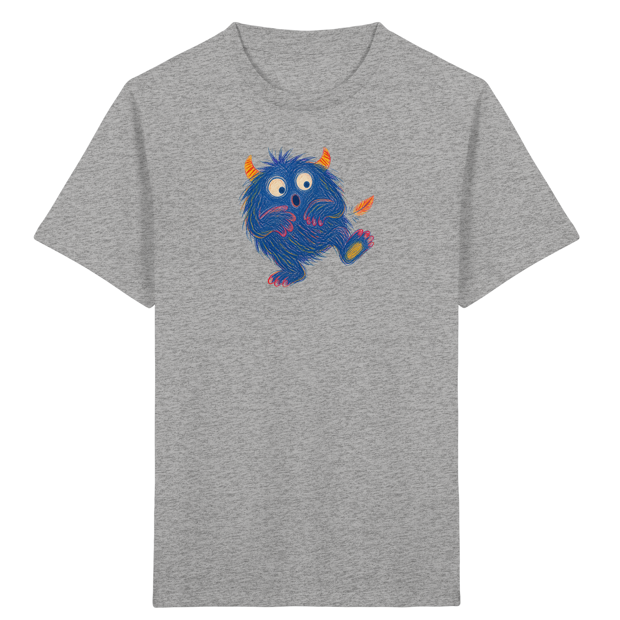 Kitzelzottel Feder-Monster Kinder Bio T-Shirt