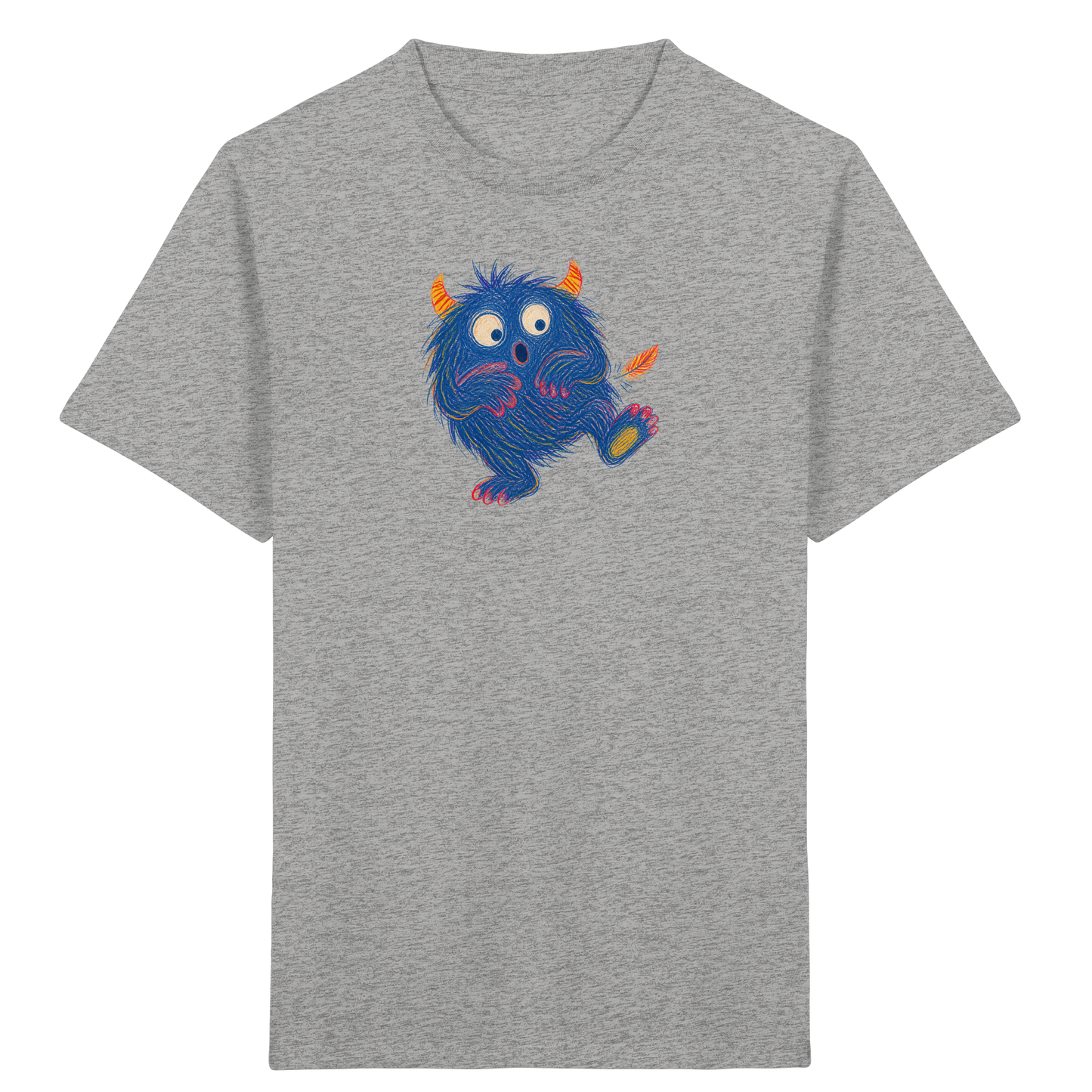 Kitzelzottel lacht im Federkitzel - Kinder Bio T-Shirt