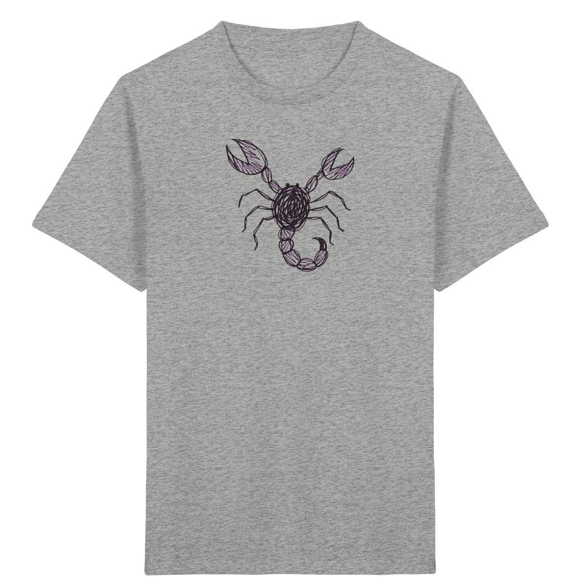 Skorpion von oben gezeichnet - Kinder Bio T-Shirt