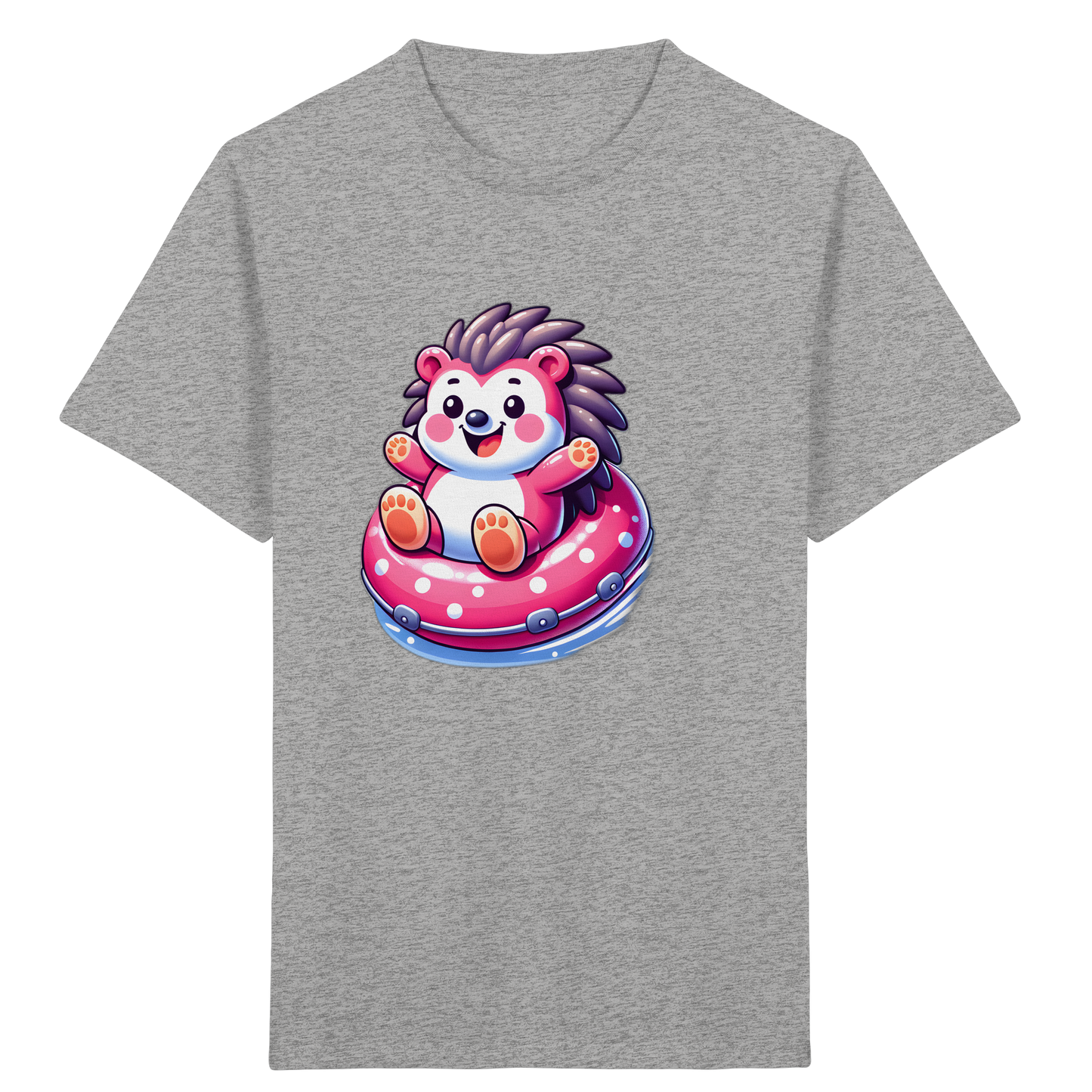 Igel im Schwimmring: Sommer-T-Shirt - Kinder Bio T-Shirt