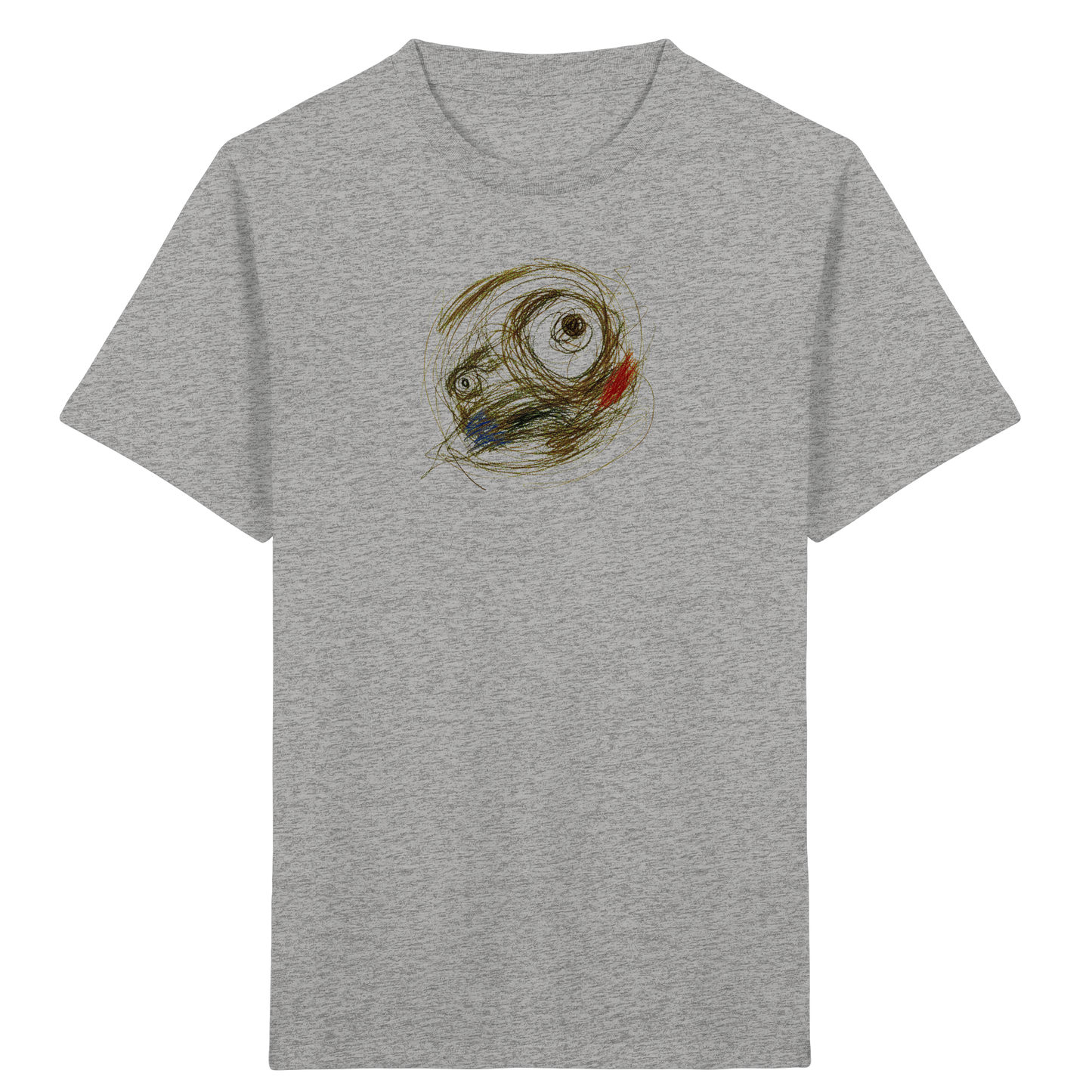 Cooles Monster T-Shirt im Scribble-Look - Kinder Bio T-Shirt