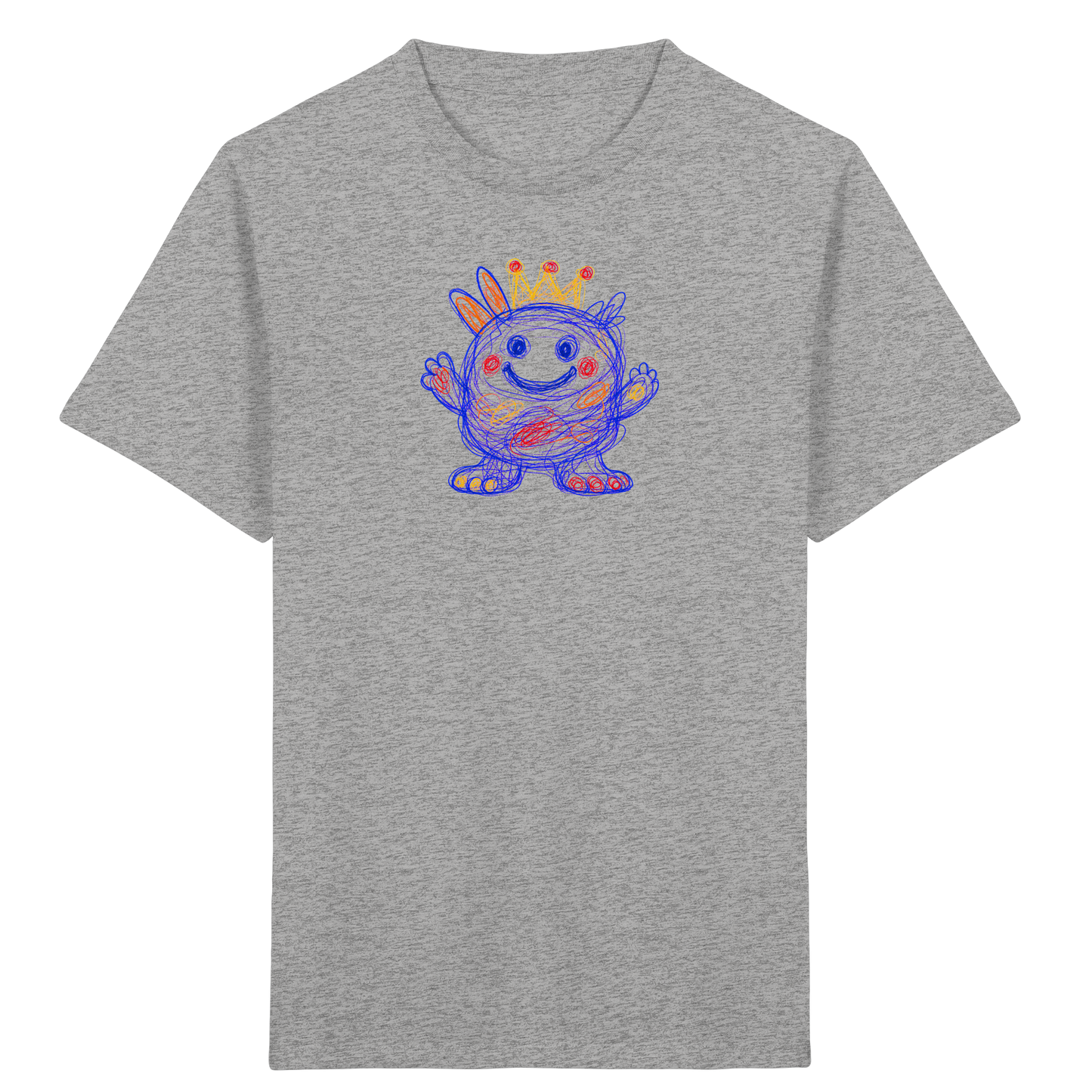 Kringelkrone Kritzelmonster Kinder Shirt - Kinder Bio T-Shirt