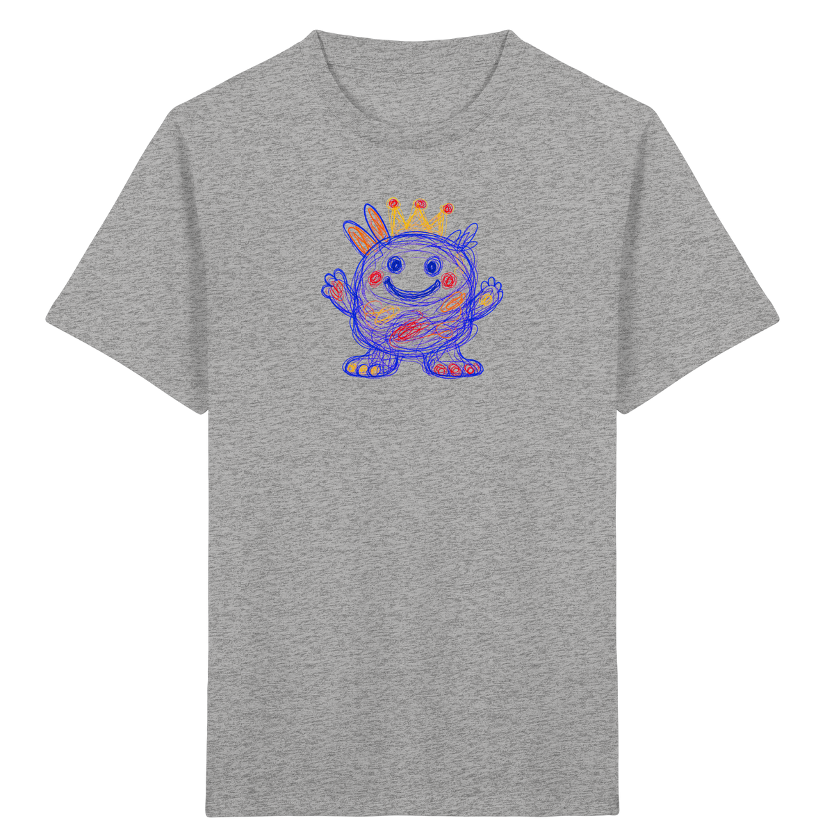 Kringelkrone Kritzelmonster Kinder Shirt - Kinder Bio T-Shirt