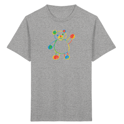 Farbpunkt-Bär für Kinder - Kinder Bio T-Shirt