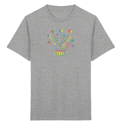 Bunte Fantasie Pflanze - Kinder Bio T-Shirt