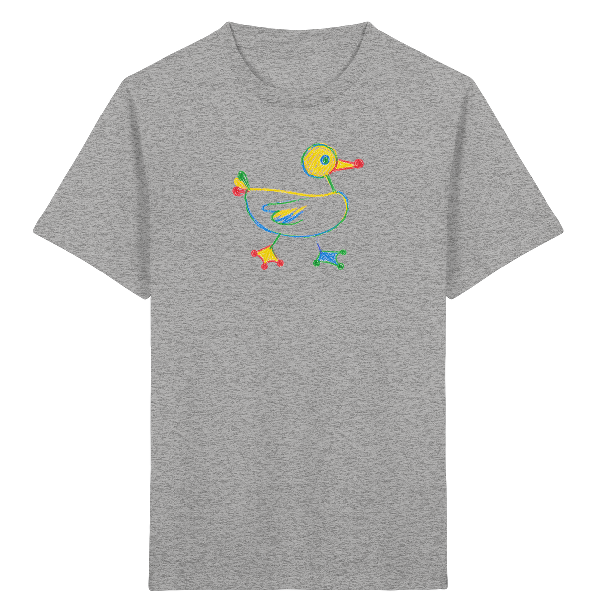 Farbpunkt Ente Kinder Motiv - Kinder Bio T-Shirt