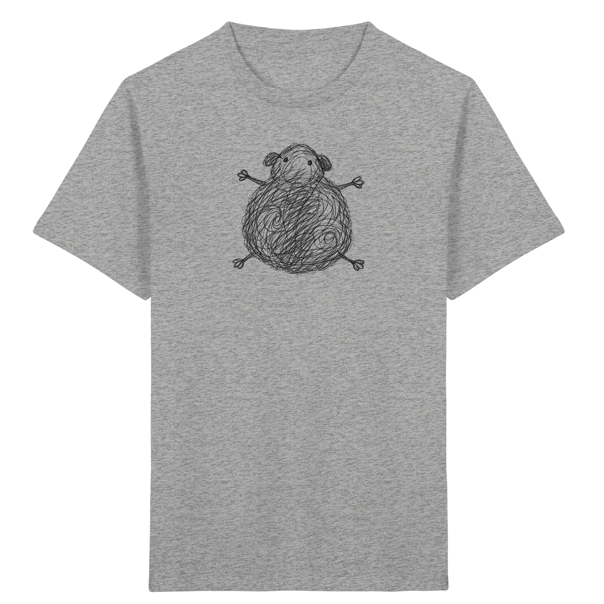 Meerschweinchen von oben - Kinder Bio T-Shirt