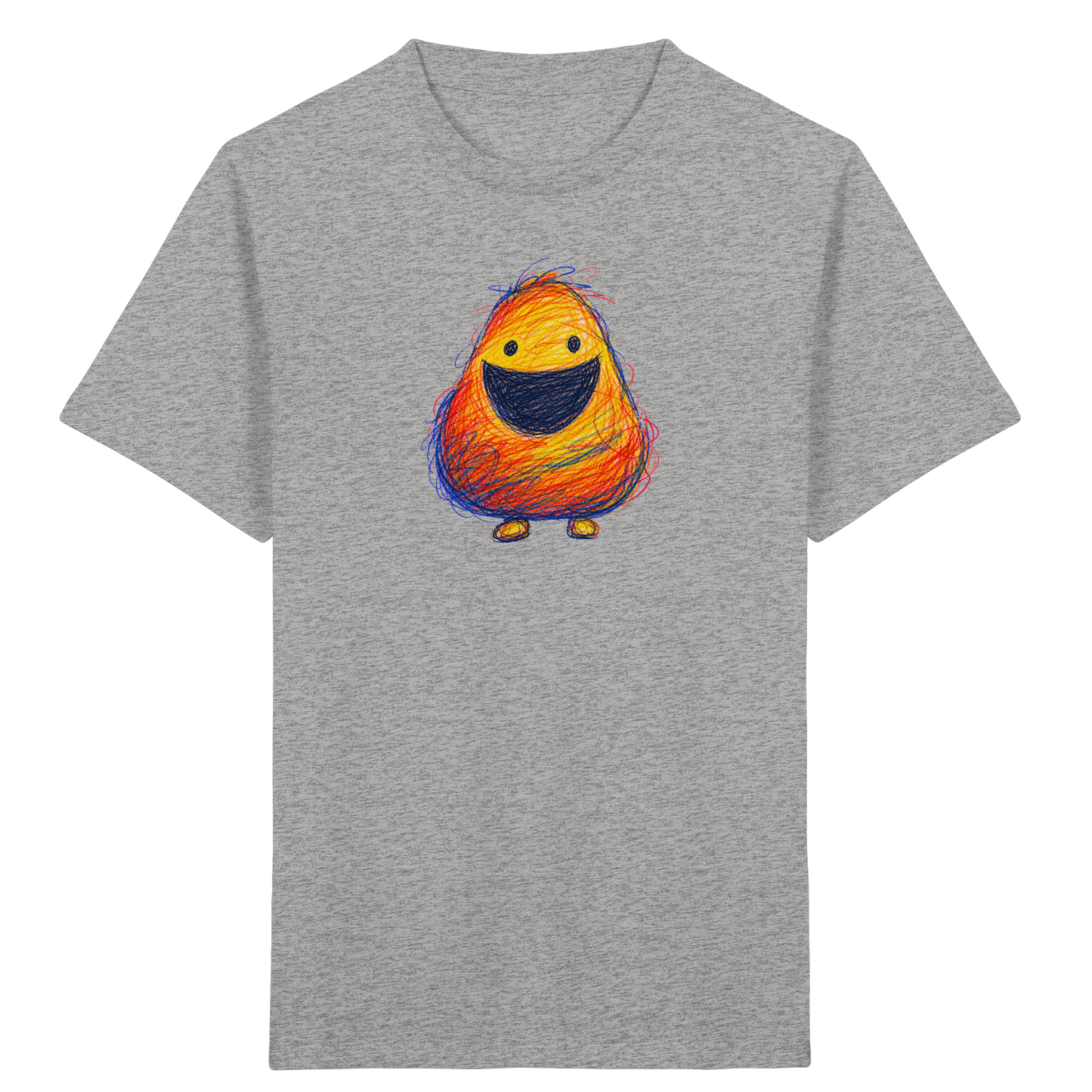 Zahnloses Grinsen Monster Shirt - Kinder Bio T-Shirt