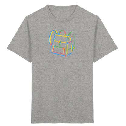 Bunter Kritzel Rucksack - Kinder Bio T-Shirt