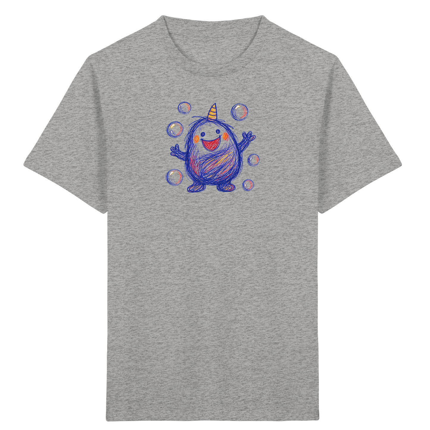 Seifenblasenmumpf mit Horn - Kinder Bio T-Shirt