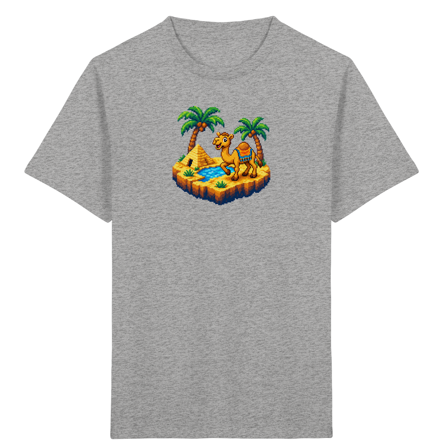 Verspieltes Pixel-Art Kamel Kinder T-Shirt - Kinder Bio T-Shirt