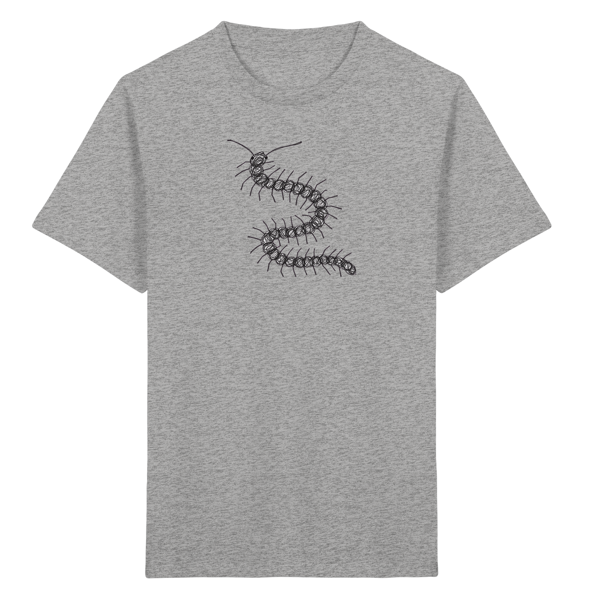 Tausendfüßer von oben - Kinder Bio T-Shirt