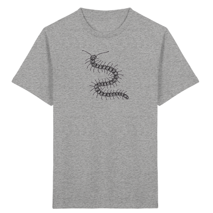 Tausendfüßer von oben - Kinder Bio T-Shirt