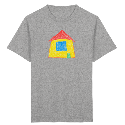 Sonnengelbes Giebelhaus Kinder T-Shirt - Kinder Bio T-Shirt