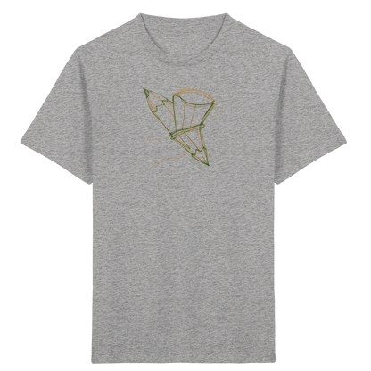 Waldgrüne Bleistift-Schultüte - Kinder Bio T-Shirt