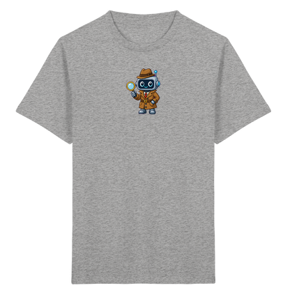 Pixel Detektiv Roboter T-Shirt für Kinder - Kinder T-Shirt