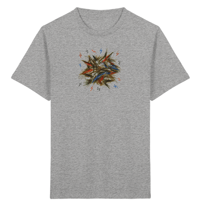 Wildes Energie T-Shirt mit Blitzen - Kinder Bio T-Shirt