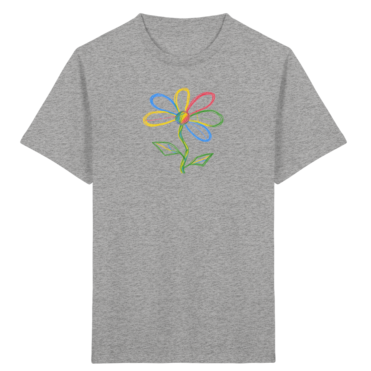 Bunte Punktblume Kinder T-Shirt - Kinder Bio T-Shirt
