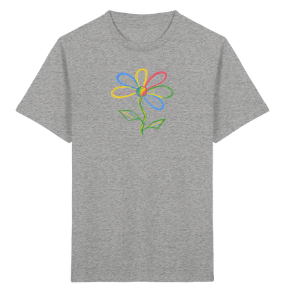 Bunte Punktblume Kinder T-Shirt - Kinder Bio T-Shirt