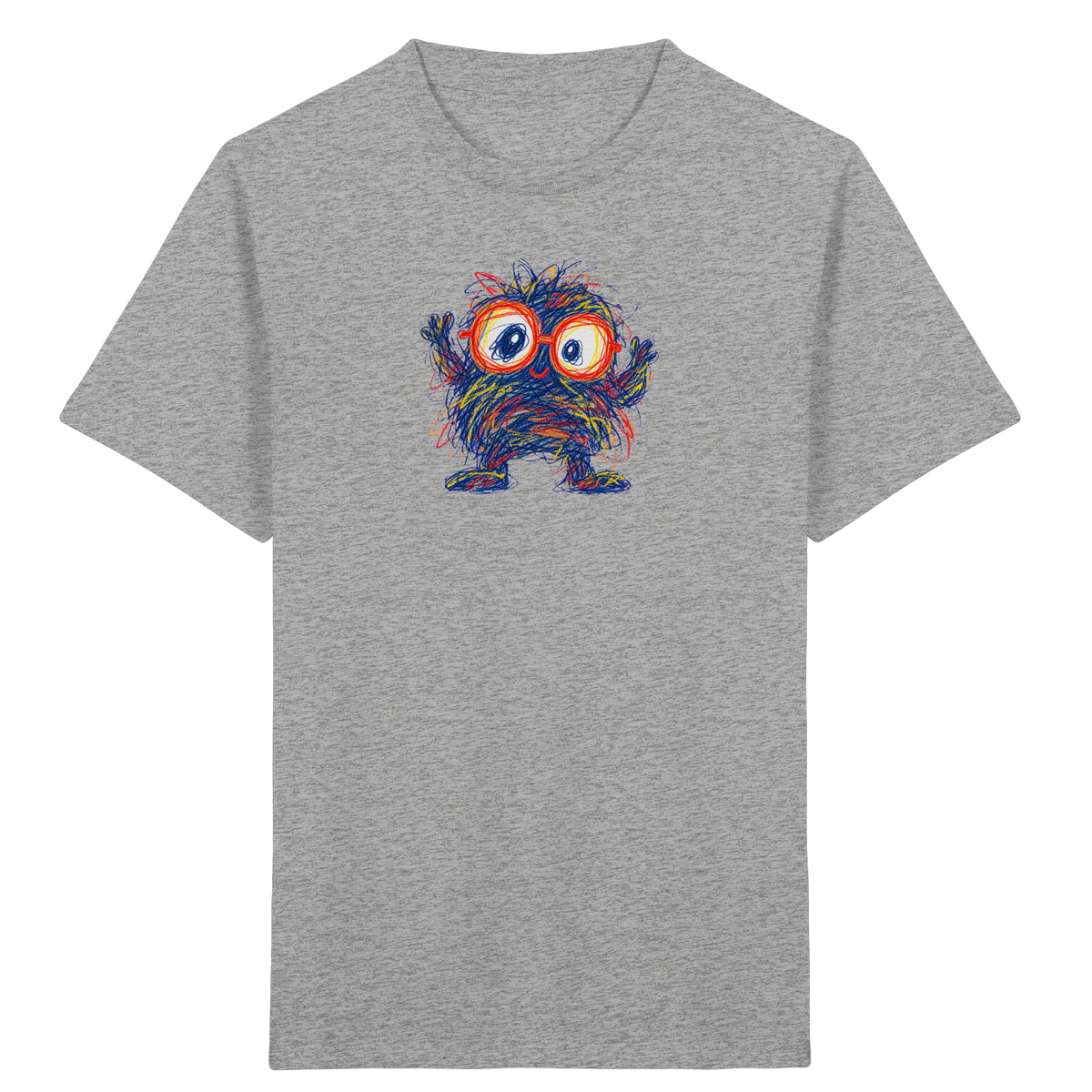 Brillenknäuel Kritzelmonster Shirt - Kinder Bio T-Shirt