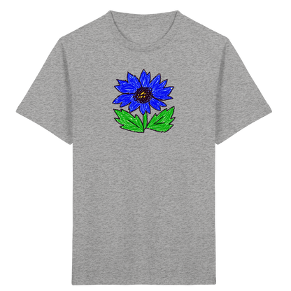 Kritzel Kornblume Kinder Shirt - Kinder Bio T-Shirt