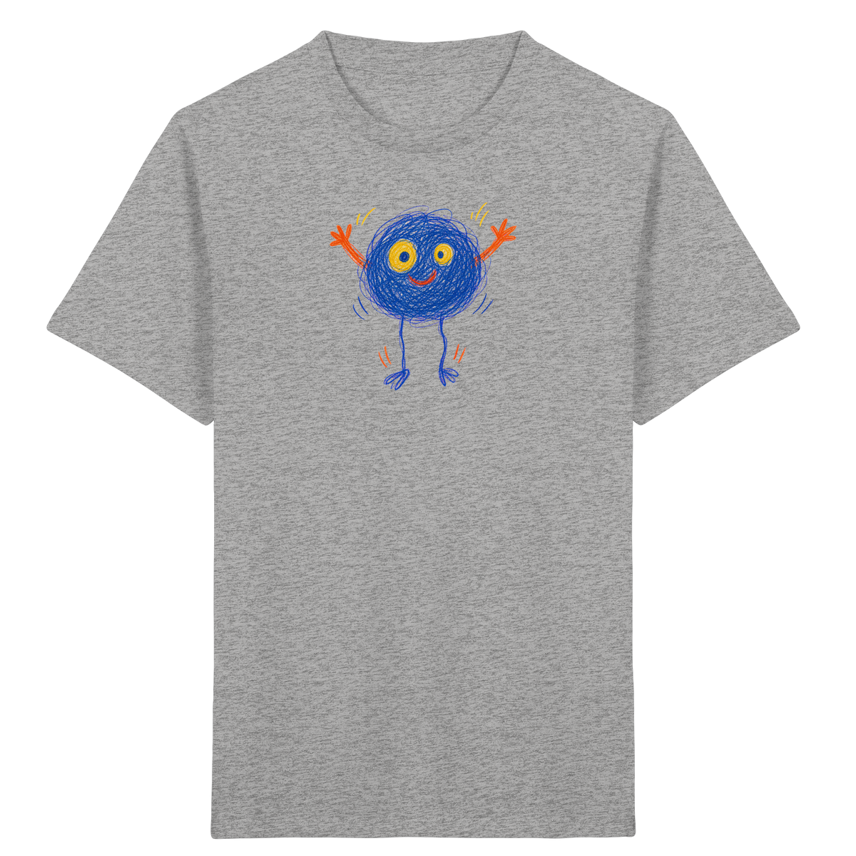 Hüpfkugel Kritzelmonster Kinder T-Shirt - Kinder Bio T-Shirt