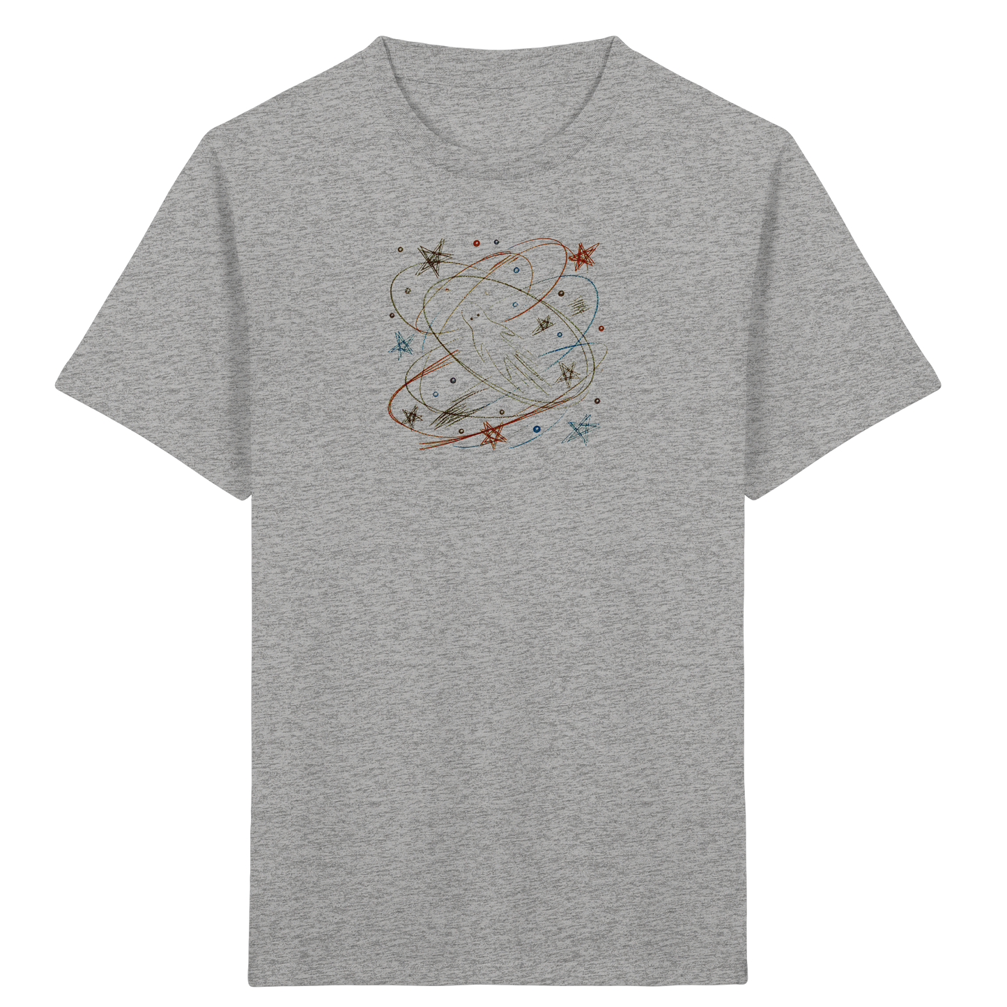 Verspieltes Kinder T-Shirt galaktischer Weltraum - Kinder Bio T-Shirt