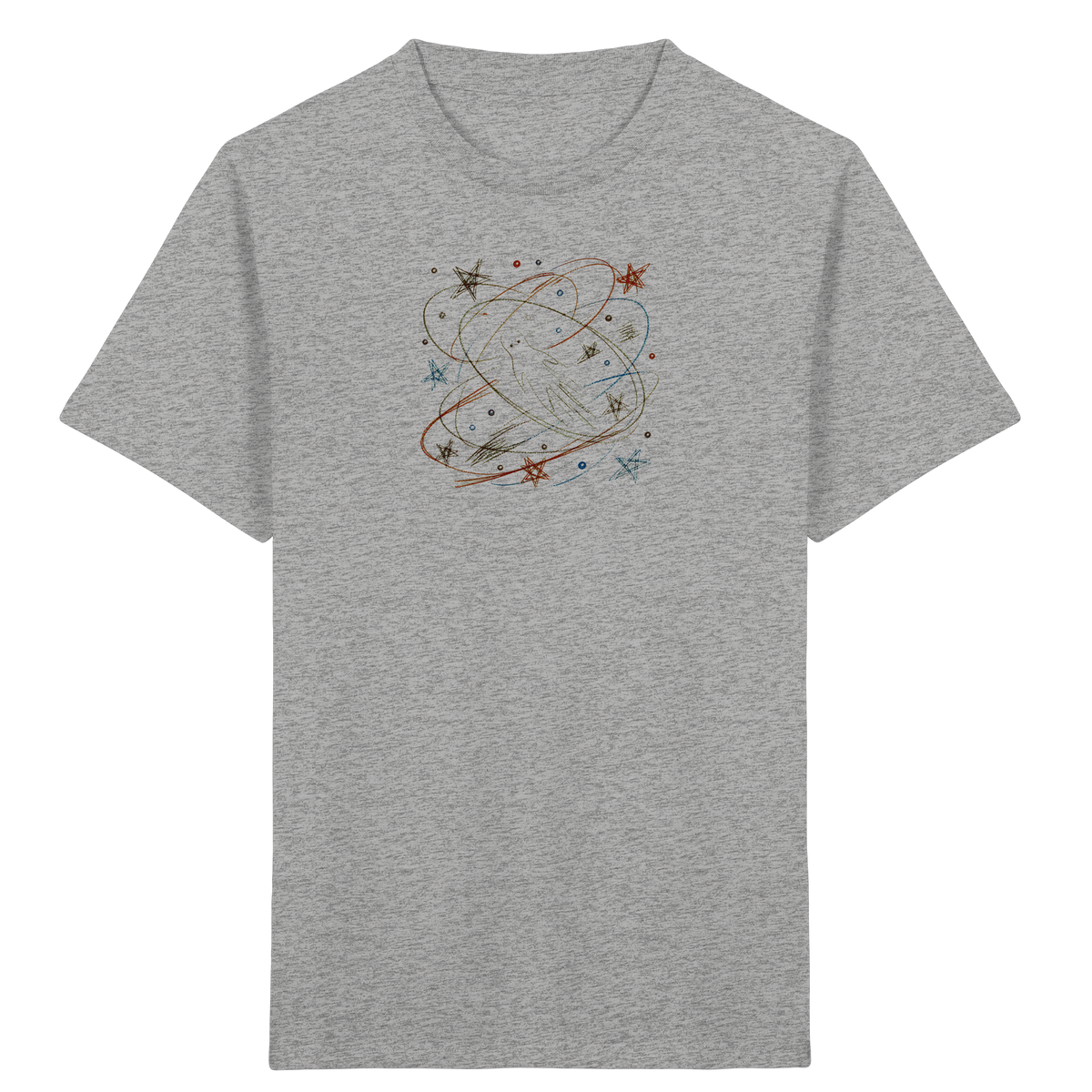 Verspieltes Kinder T-Shirt galaktischer Weltraum - Kinder Bio T-Shirt