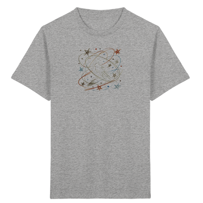 Verspieltes Kinder T-Shirt galaktischer Weltraum - Kinder Bio T-Shirt