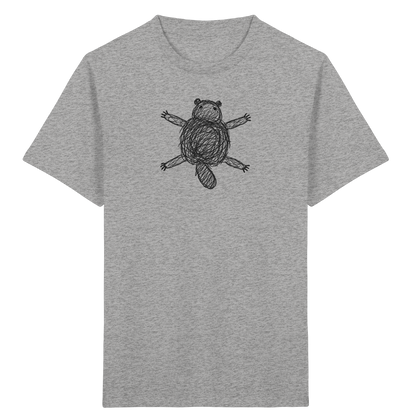 Murmeltier von oben - Kinder Bio T-Shirt