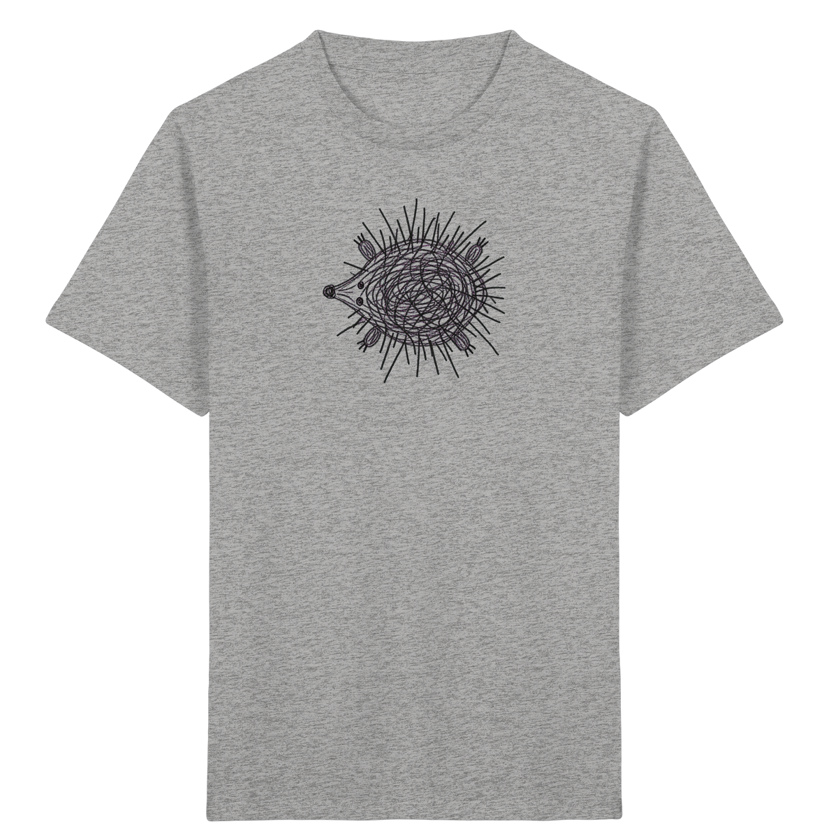 Igel von oben gezeichnet - Kinder Bio T-Shirt