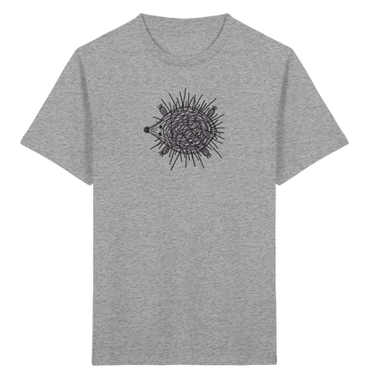 Igel von oben gezeichnet - Kinder Bio T-Shirt