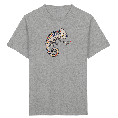 Verspieltes Chamäleon Kinder T-Shirt bunt - Kinder Bio T-Shirt