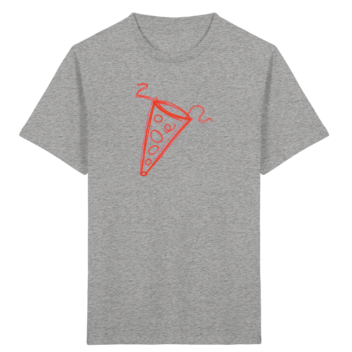 Orange Kringel Schultüte Shirt - Kinder Bio T-Shirt