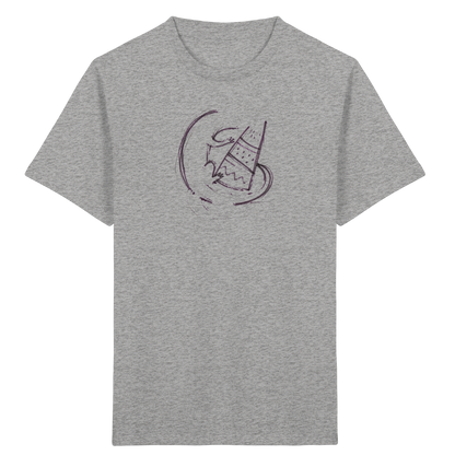 Otter mit grauer Schultüte - Kinder Bio T-Shirt