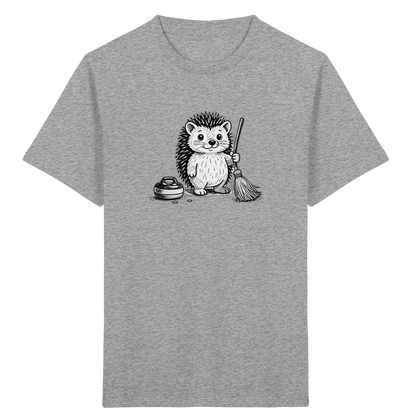 Igel beim Curling: Kinder T-Shirt - Kinder Bio T-Shirt
