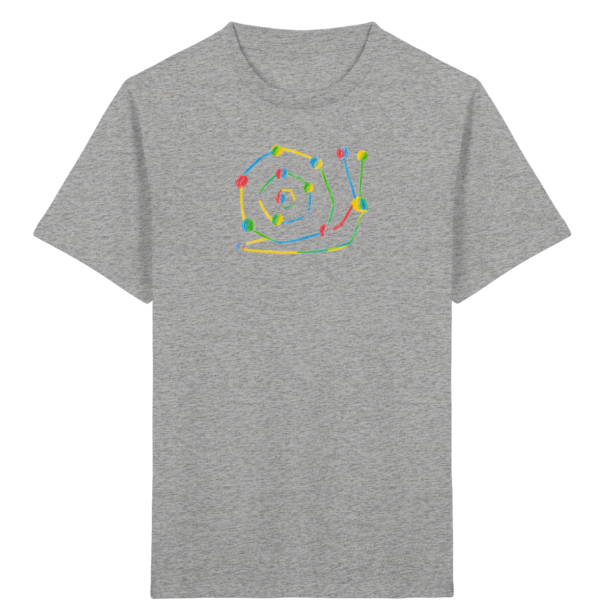 Farbpunkt Schnecke Kinder Shirt - Kinder Bio T-Shirt