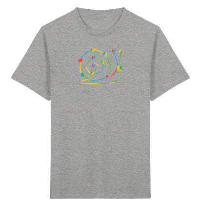 Farbpunkt Schnecke Kinder Shirt - Kinder Bio T-Shirt