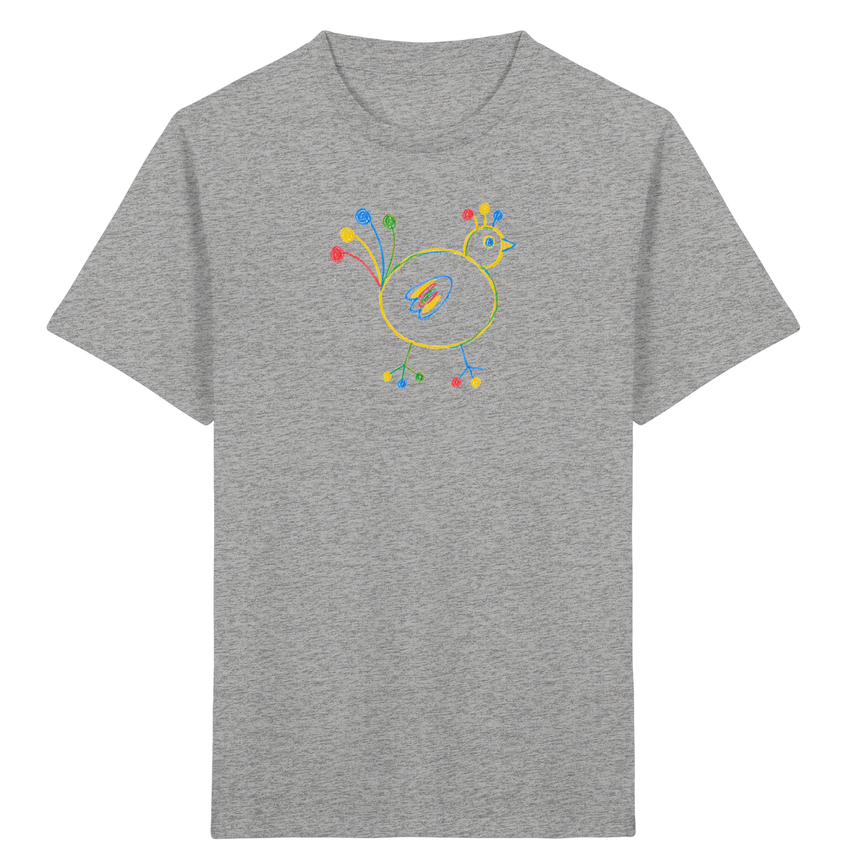Farbpunkt-Huhn für Kinder - Kinder Bio T-Shirt