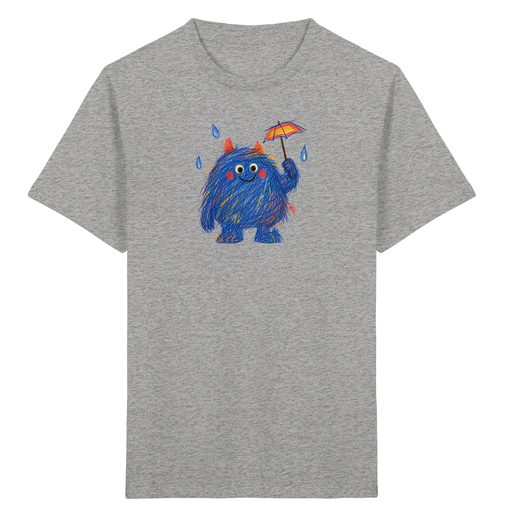 Regenschirmzottel Monster Kinder T-Shirt