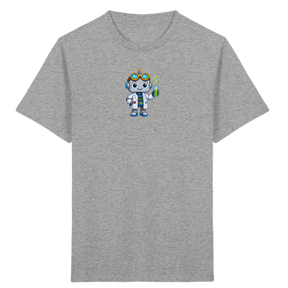 Pixel Roboter Wissenschaftler: Fröhliches Kinder T-Shirt - Kinder T-Shirt