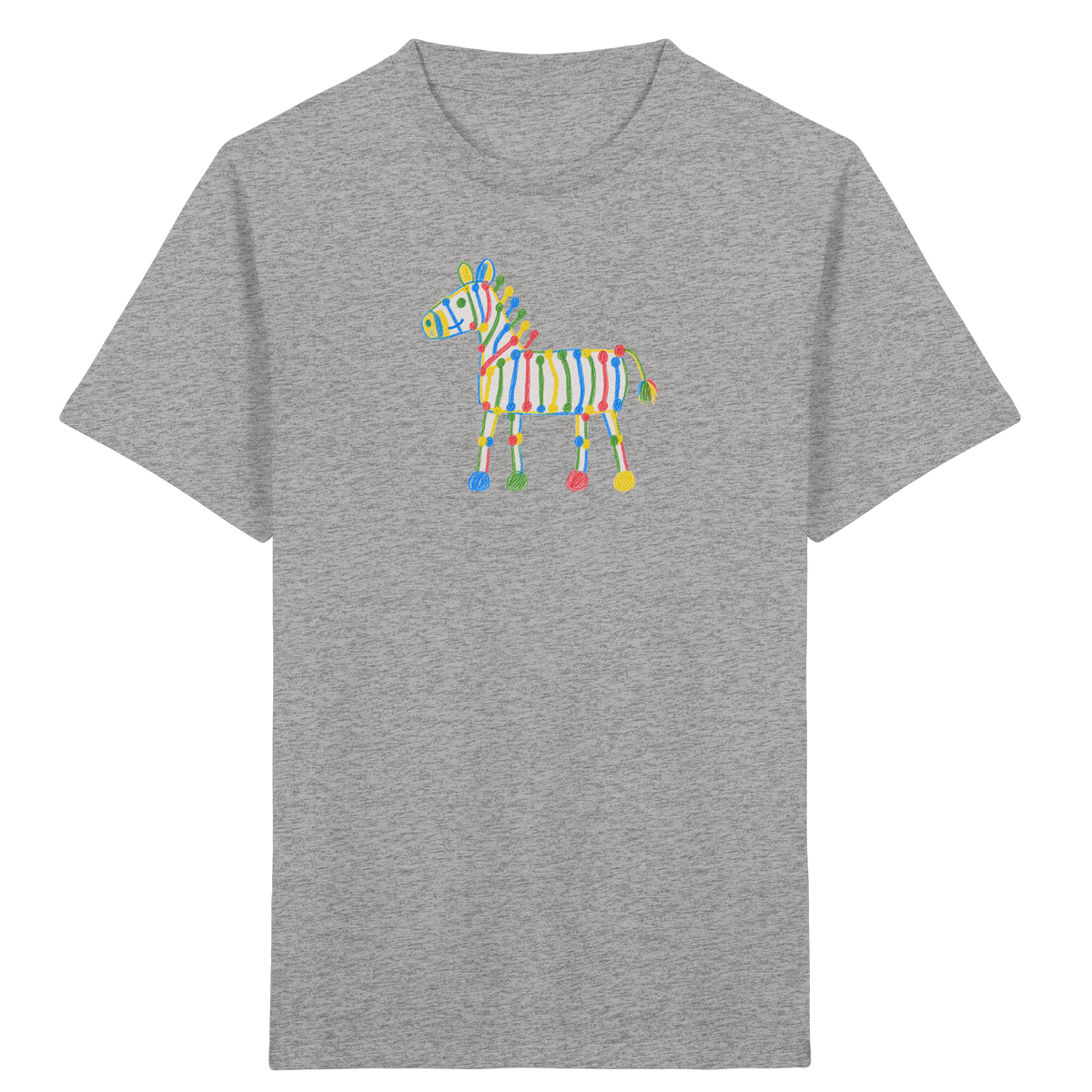Farbpunkt Zebra für Kinder - Kinder Bio T-Shirt