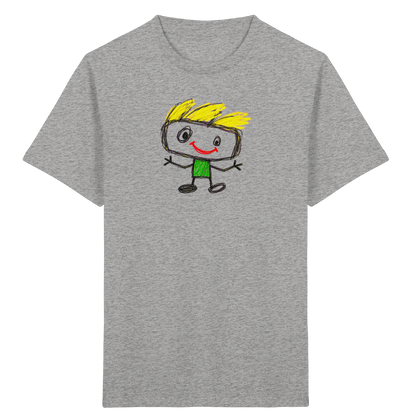 Kritzelkopf mit Windhaar - Kinder Bio T-Shirt