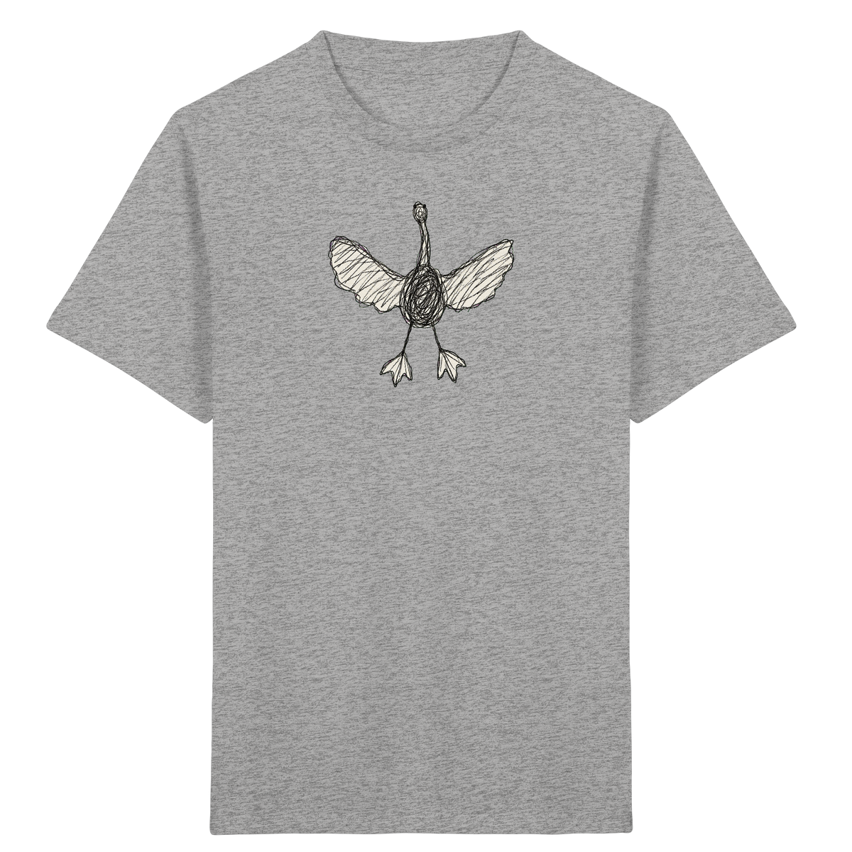 Gans landet von oben - Kinder Bio T-Shirt