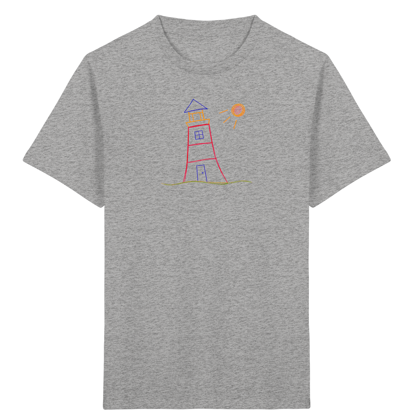 Maritimes Leuchtturm T-Shirt für Kinder - Kinder Bio T-Shirt