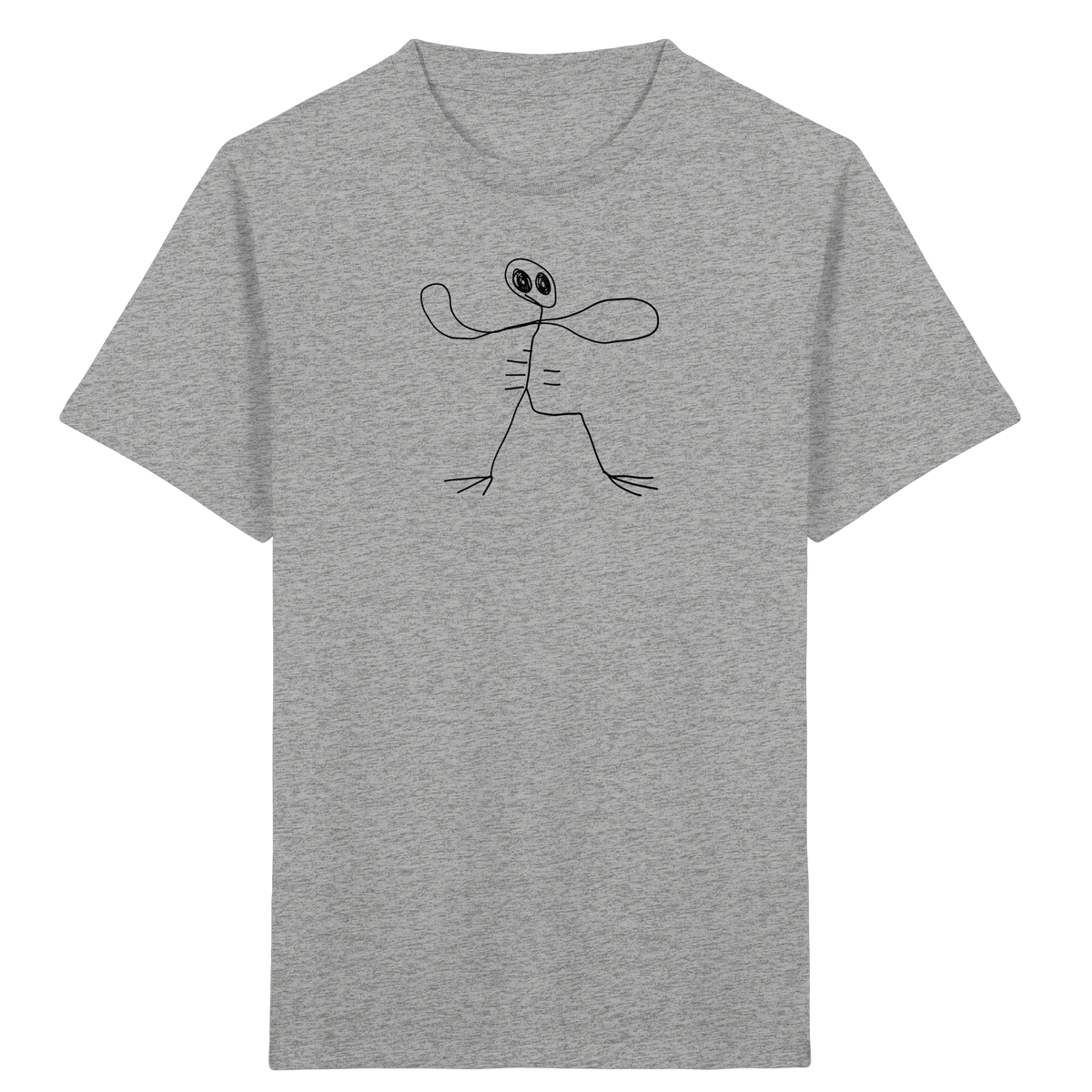 Tropfenkopf mit Stelzenbeinen - Kinder Bio T-Shirt