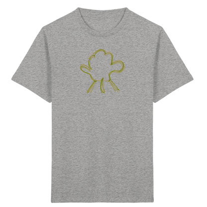 Olivgrüne Wolkenfigur Kinder Shirt - Kinder Bio T-Shirt