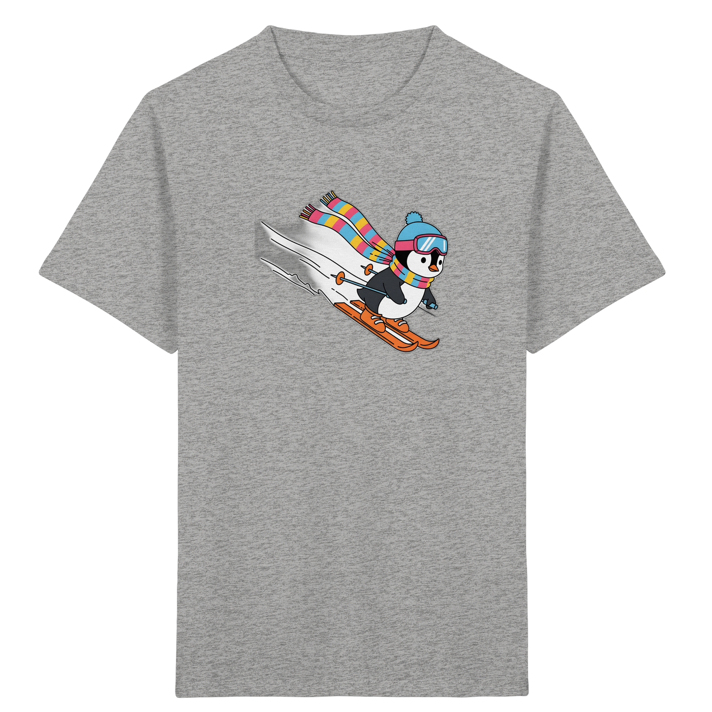 Fröhlicher Pinguin: Ski Abenteuer T-Shirt