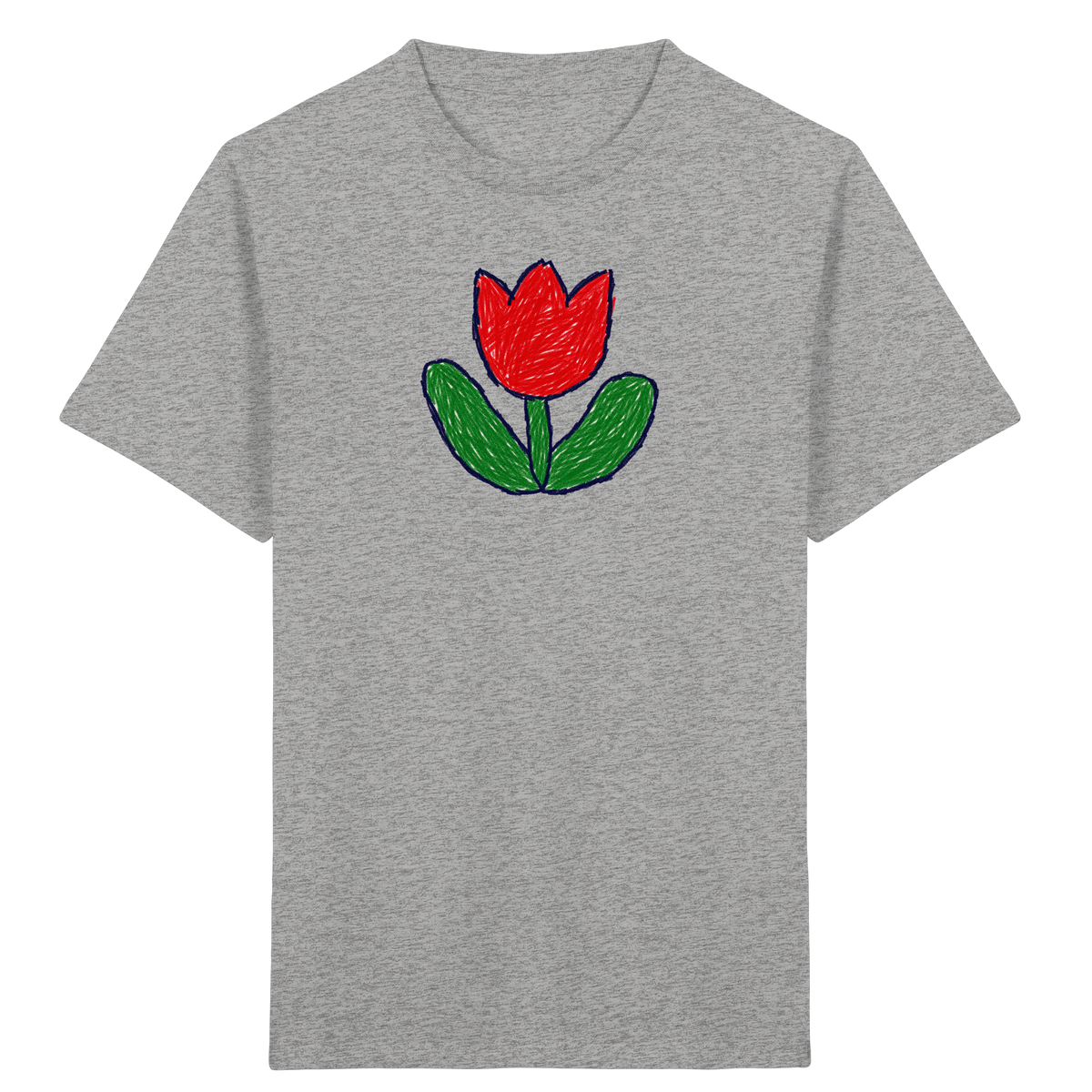 Kritzel Tulpe Kinder Shirt - Kinder Bio T-Shirt