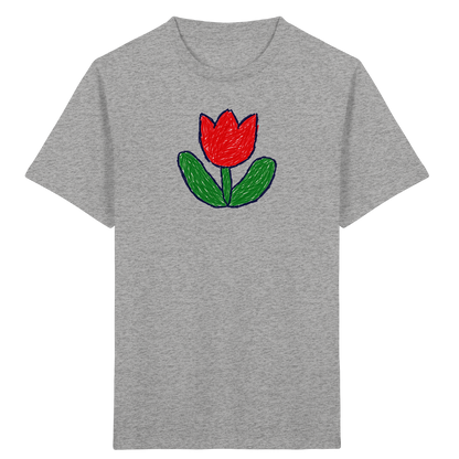 Kritzel Tulpe Kinder Shirt - Kinder Bio T-Shirt